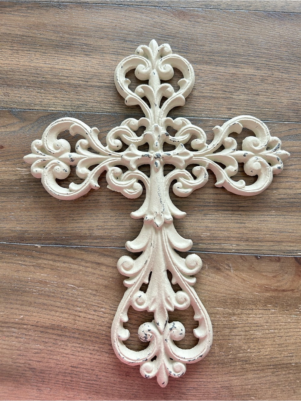 Ivory Iron Cross Old World Style